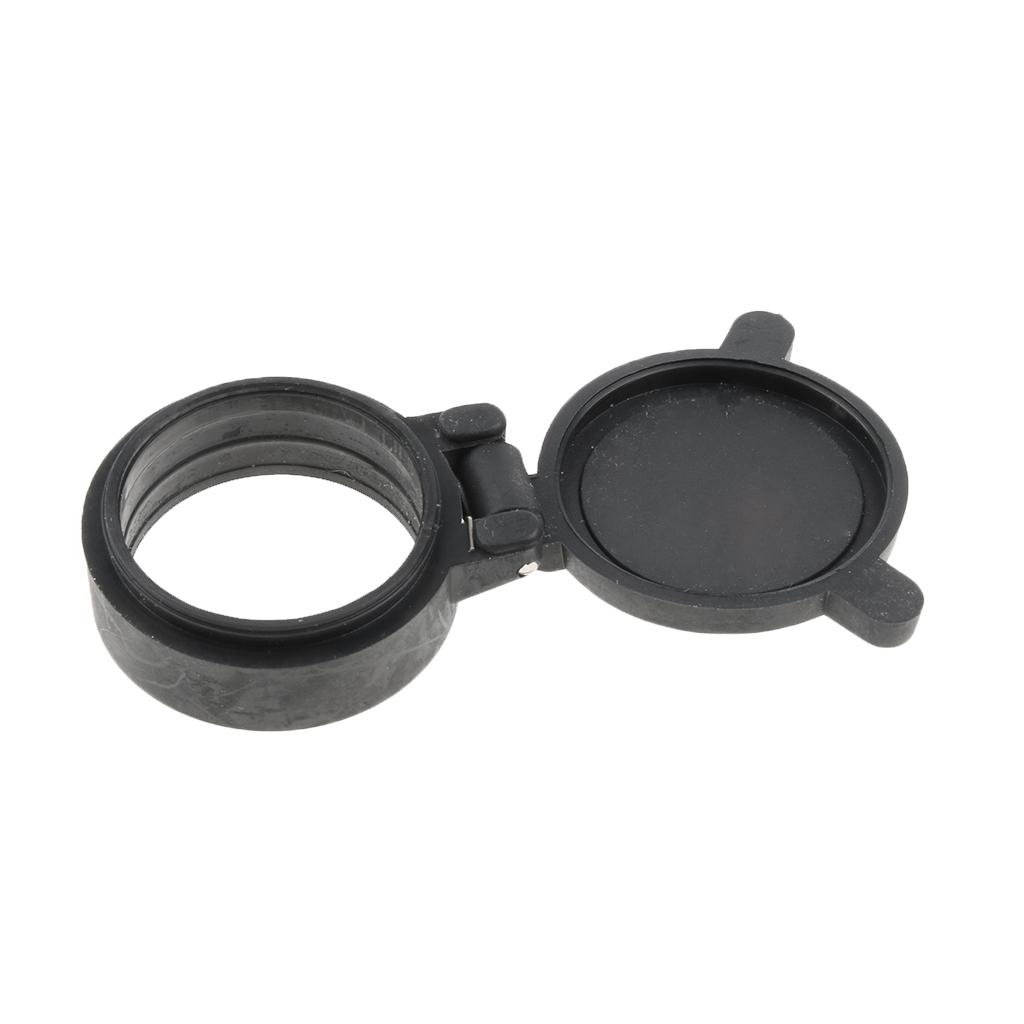 29mm Flip-Up Telescope Lens Cover Protective Cap Made of PVC Plastic