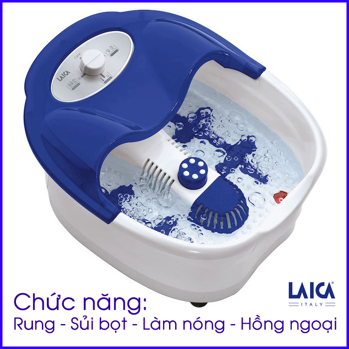 Bồn massage chân trị liệu thư giãn đa chức năng LAICA PC1301 - ITALY