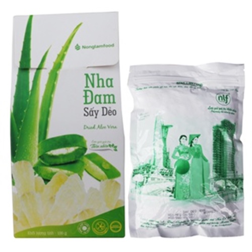 Nha đam sấy dẻo Nonglamfood hộp 100g | Đồ ăn vặt tốt cho sức khỏe