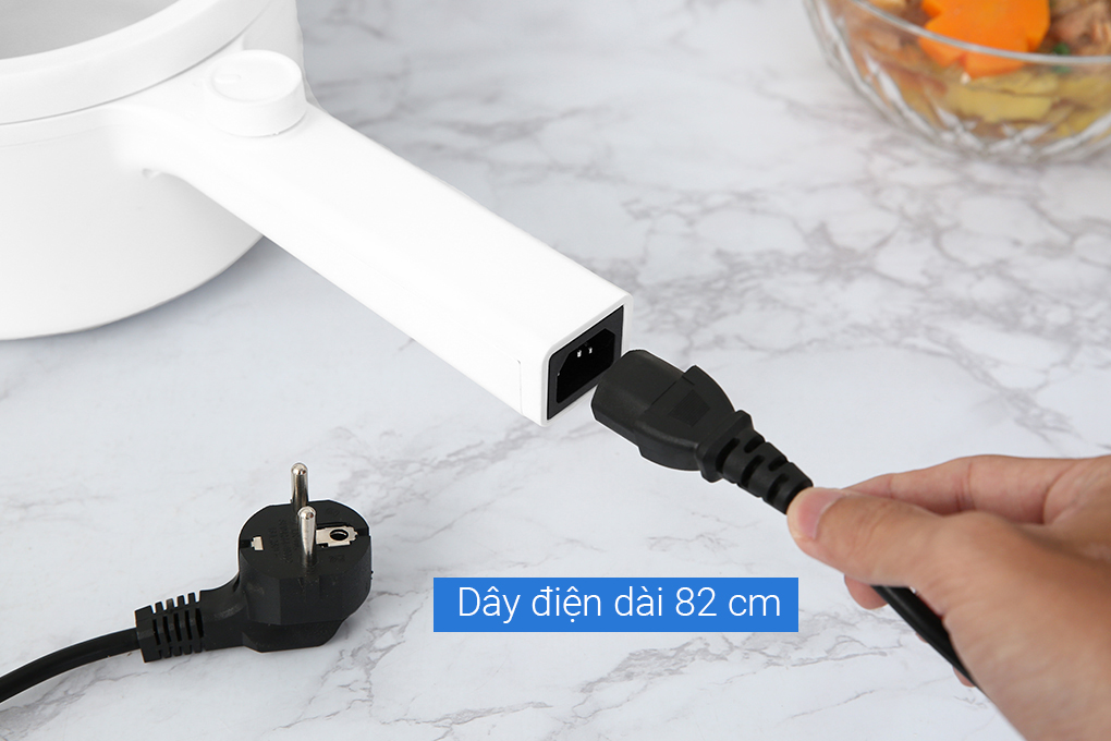 Nồi Nấu Đa Năng lòng ceramic Mishio MK271 1.5L - hàng chính hãng