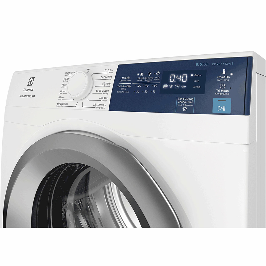 Máy sấy Electrolux 8.5 kg EDV854J3WB - Chỉ Giao Hà Nội