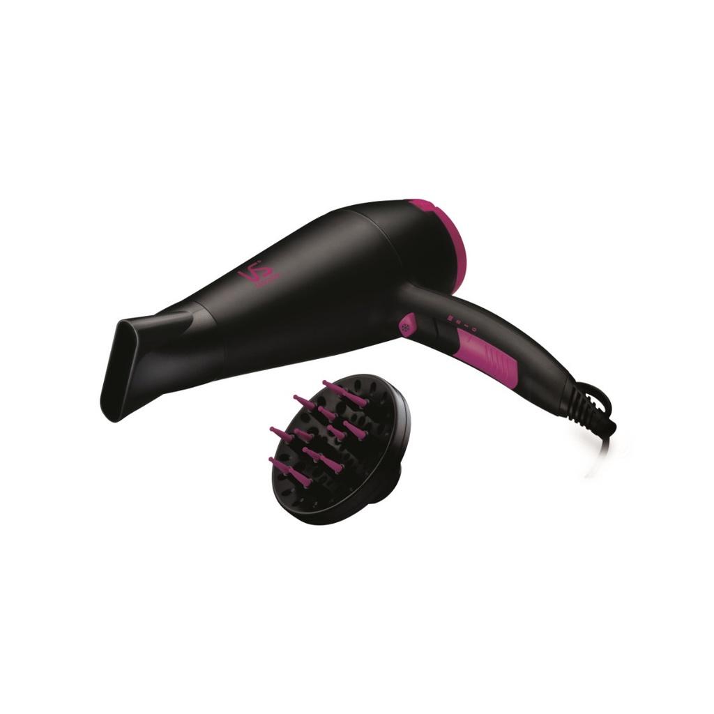 Máy sấy tóc VS Sassoon công nghệ gốm Tourmaline Ceramic Ion bảo vệ tóc 2200W màu đen