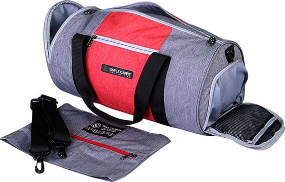 Túi đeo Gym bag small Grey/Red