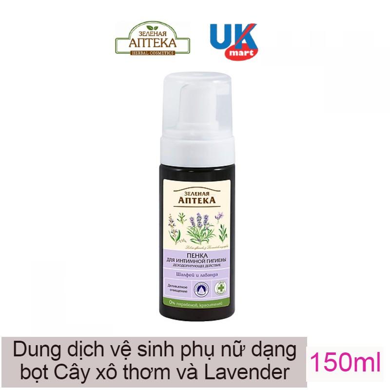 Dung dịch vệ sinh phụ nữ dạng bọt Zelenaya Apteka 150ml