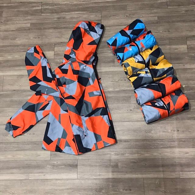ÁO KHOÁC DÙ UNISEX FORM RỘNG 3D CỰC ĐẸP