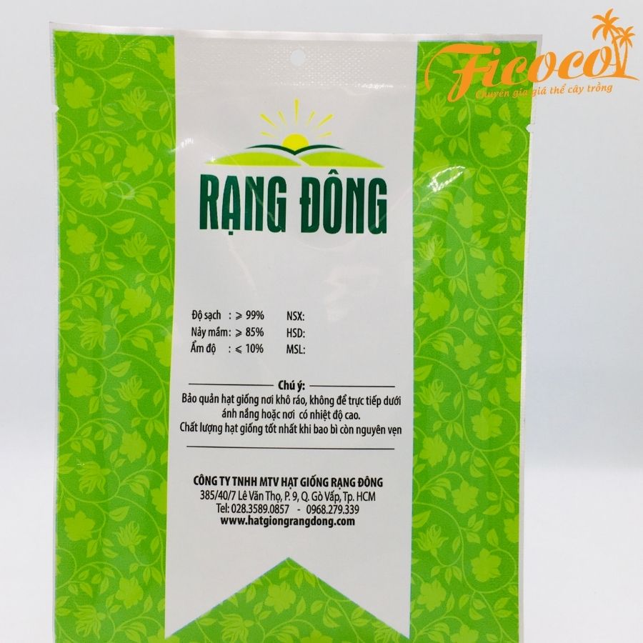 HẠT GIỐNG RAU MUỐNG LÁ TRE RADO 12