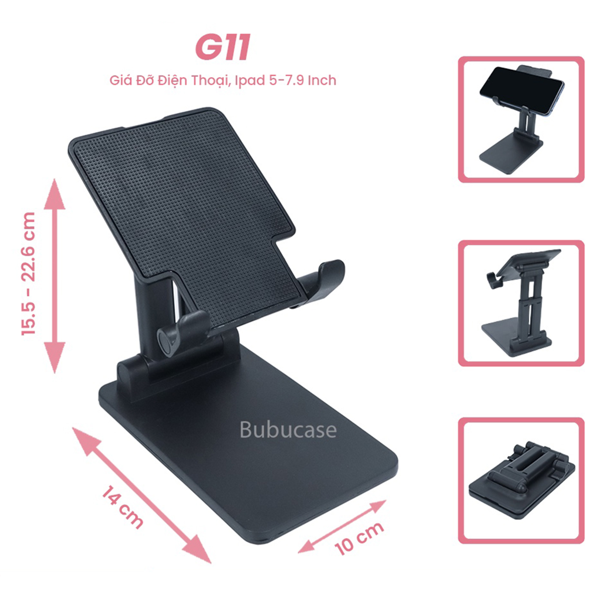 Giá Đỡ Điện Thoại, Máy Tính Bảng, Giá Đỡ Cho iPad - Cao Cấp Fullbox Với Thiết Kế Sang Trọng Chắc Chắn Có Thể Gấp Gọn Tiện Dụng