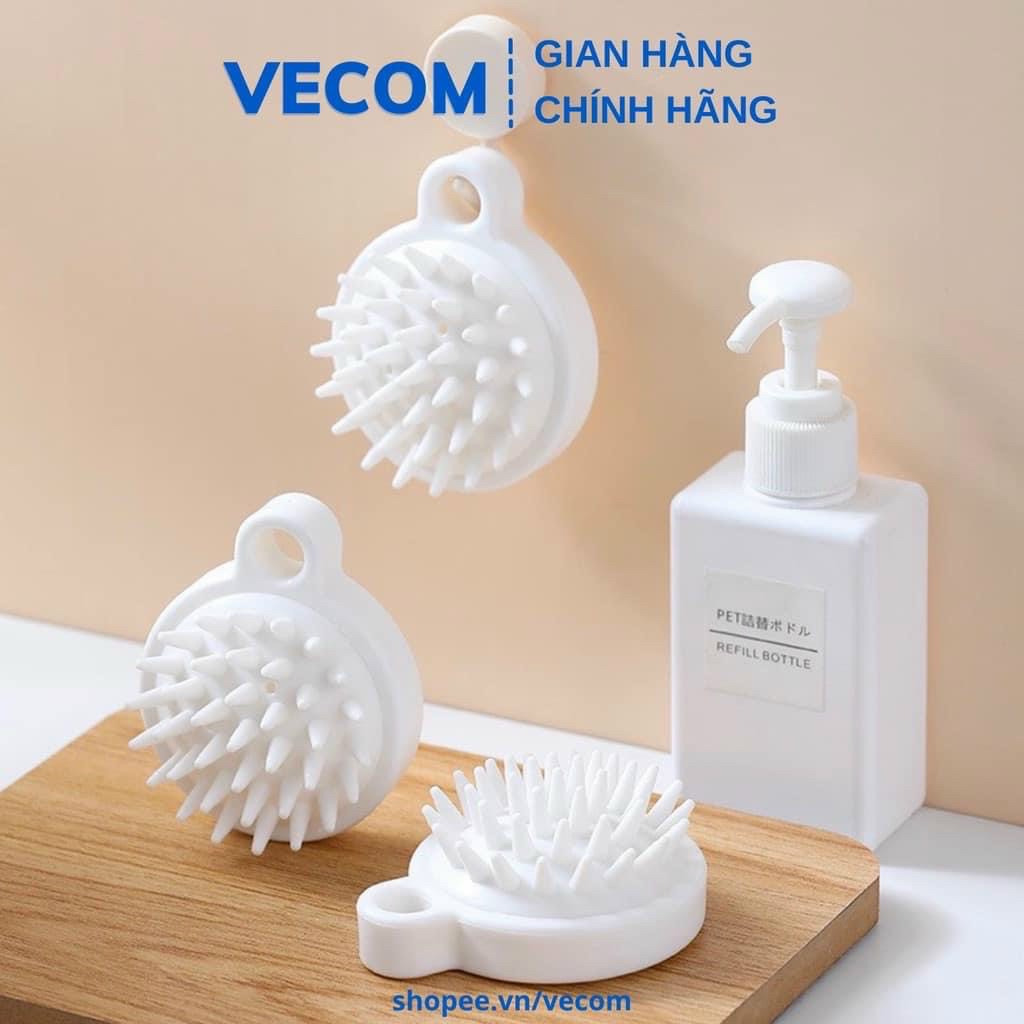 Lược Gội Đầu Bằng Silicon, Mát Xa Da Đầu, Giảm Rụng, Kích Thích Mọc Tóc, Tiện LợI - HÀNG LOẠI 1- CHÍNH HÃNG MINIIN