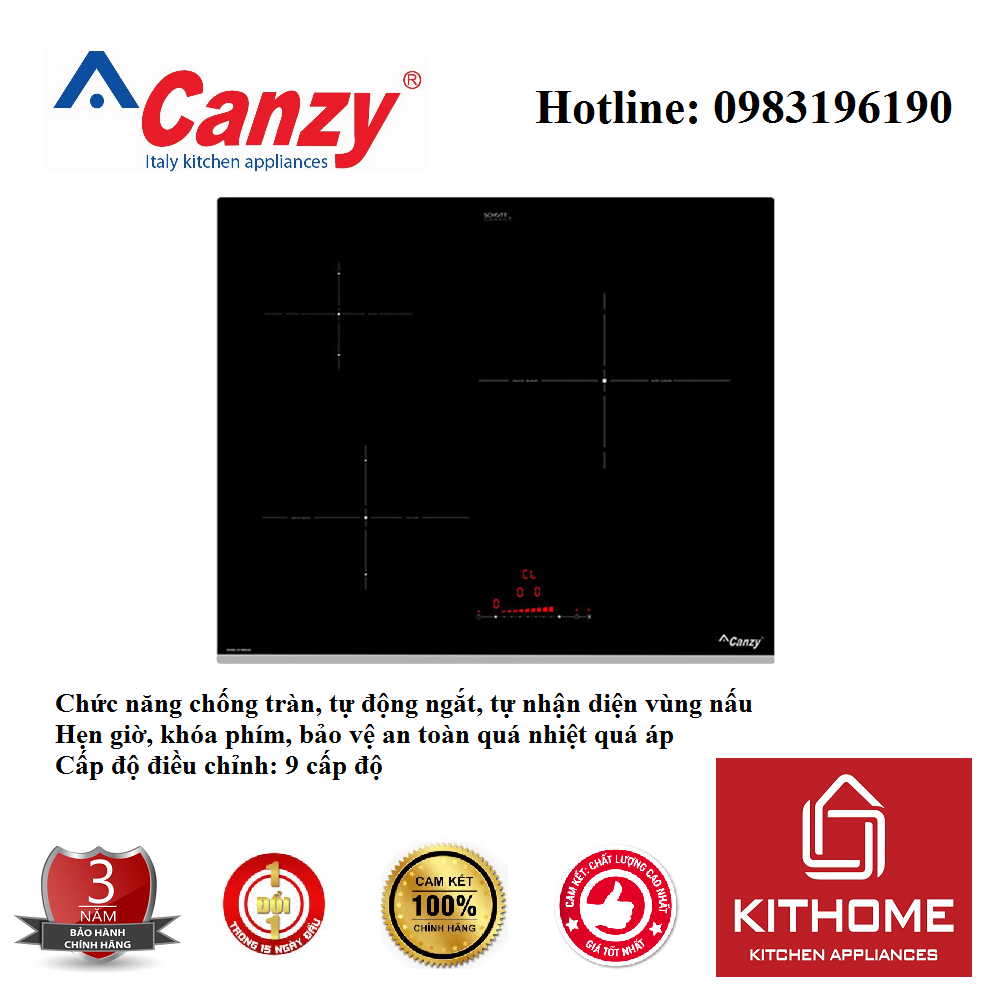 Bếp từ Canzy CZ 999DHE - Hàng chính hãng