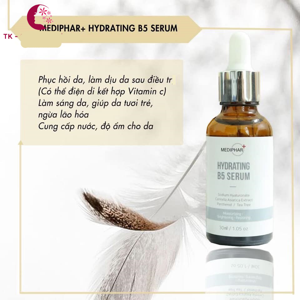 Serum Dưỡng Cấp Ẩm Phục Hồi Trắng Sáng Da Mờ Thâm Sạm Nám Cấp Nước Giảm Lão Hóa Da MEDIPHAR+ HYDRATING B5 30ml