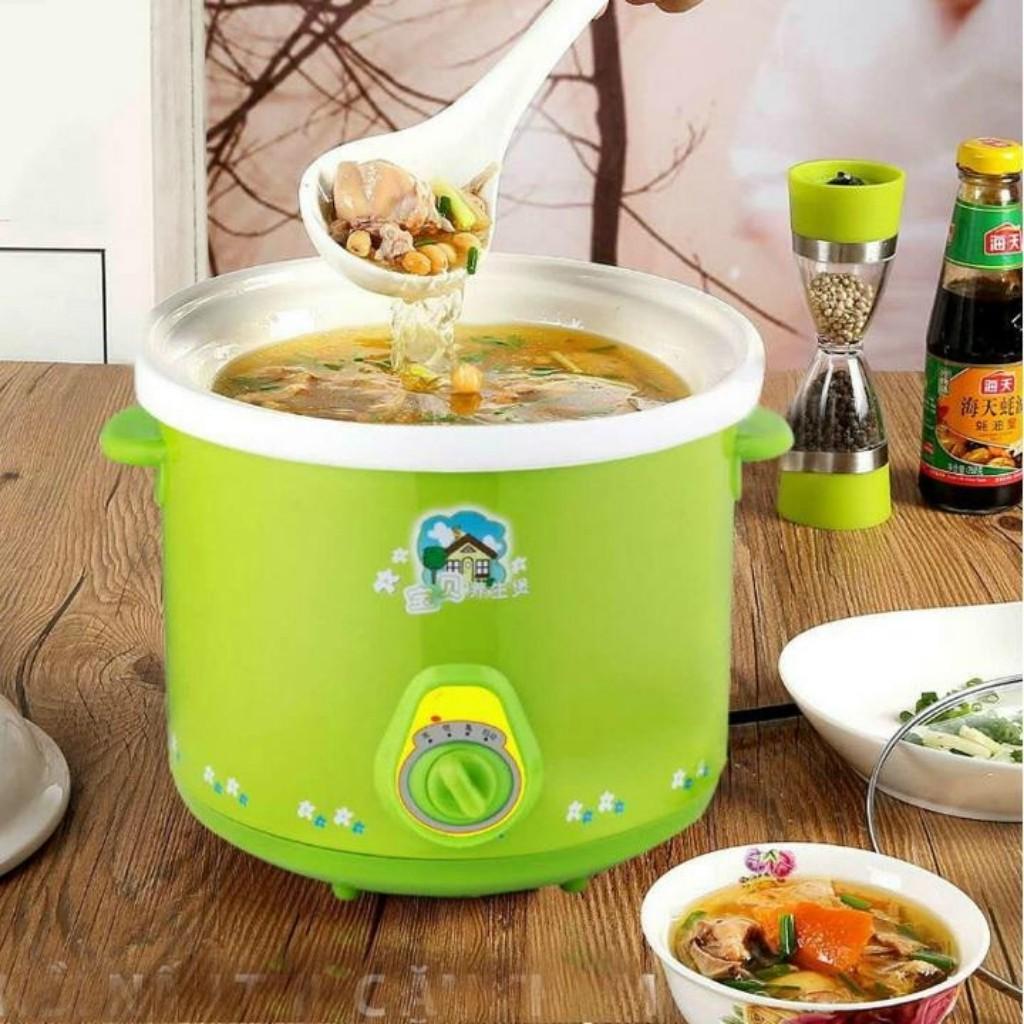 Nồi Nấu Cháo Chậm Cho Bé 1.5L Tiện Lợi Đa Năng