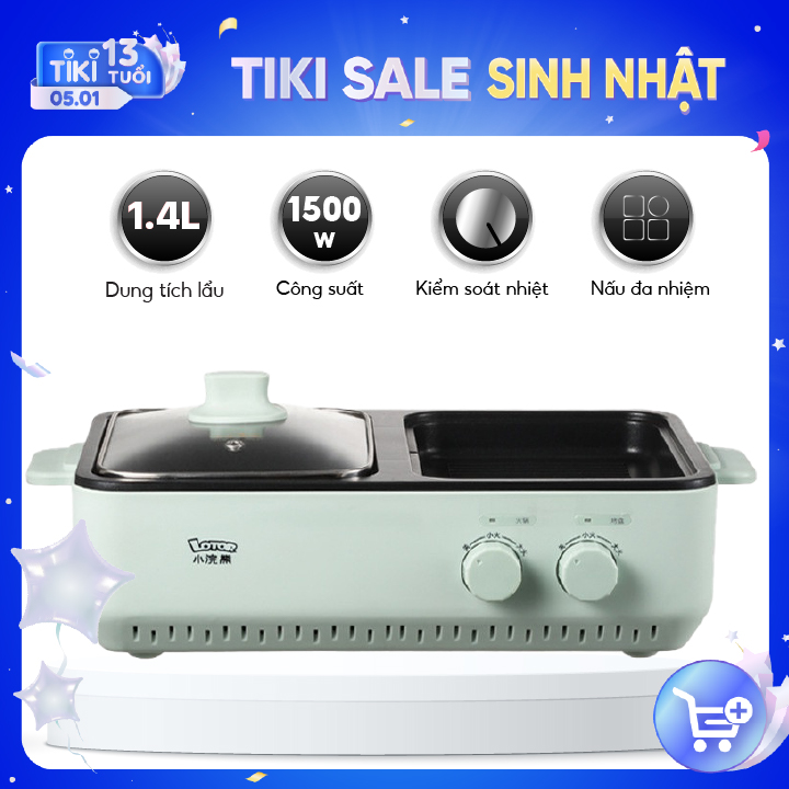 Nồi Lẩu Nướng Đa Năng LOTOR DKL-M15A1 - Hàng Chính Hãng