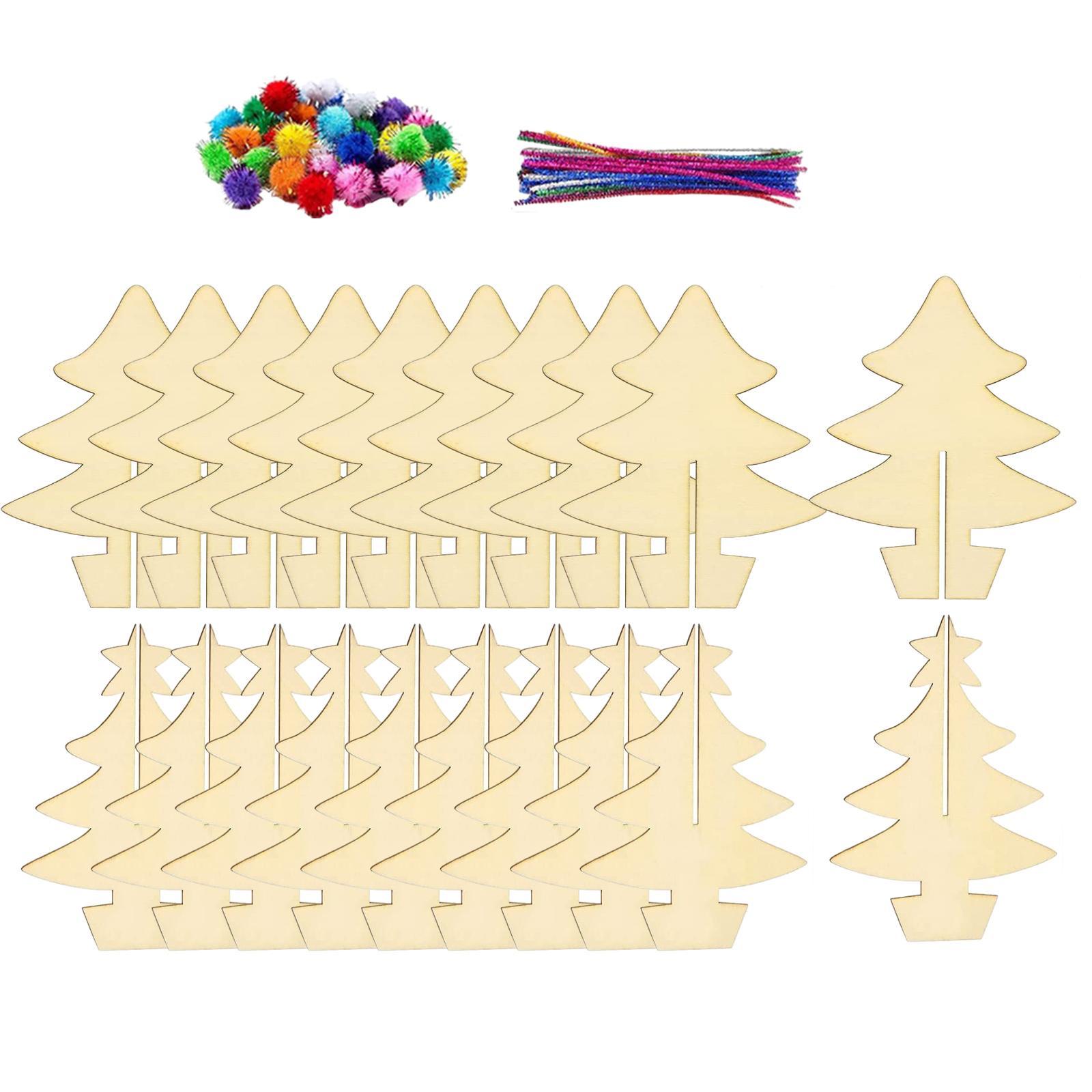 Christmas  Slices Painting Set DIY Paint Set for Holiday Decoration
