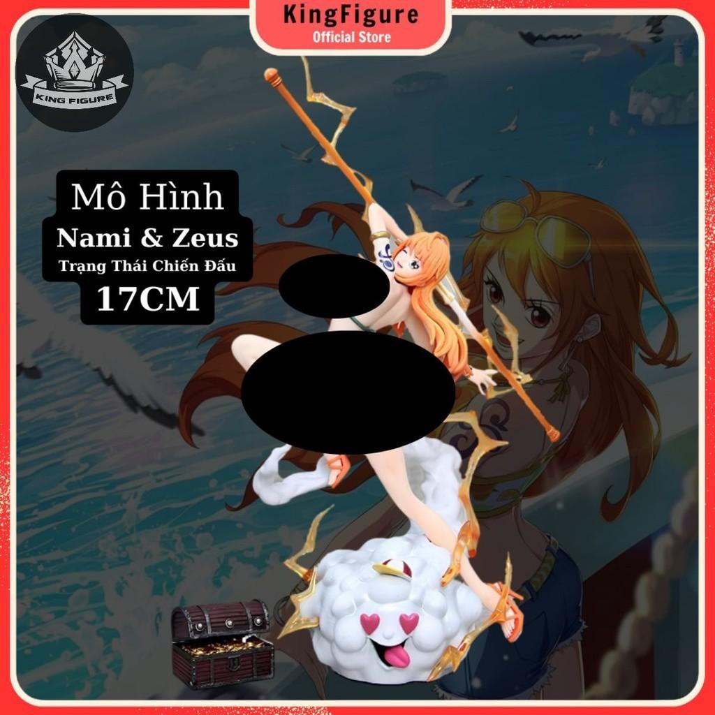 Mô Hình Nami Trạng Thái Chiến Đấu Và ZEUS 32Cm Mô hình One Piece Cao Cấp, Figure Mô Hình Anmie One Piece Luffy Vua Hải T