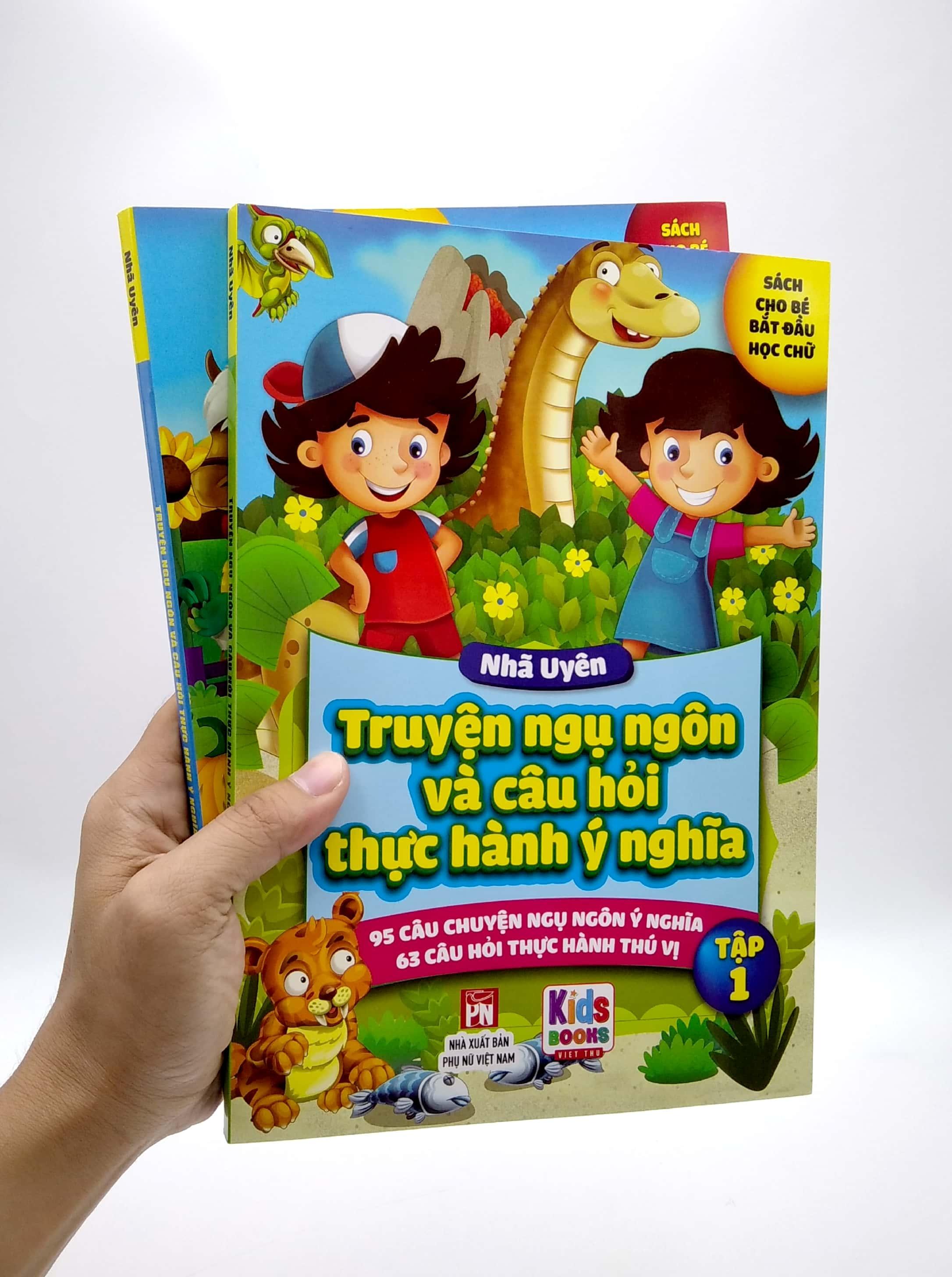 Bộ Sách Truyện Ngụ Ngôn Và Câu Hỏi Thực Hành Ý Nghĩa - 95 Câu Chuyện Ngụ Ngôn Ý Nghĩa