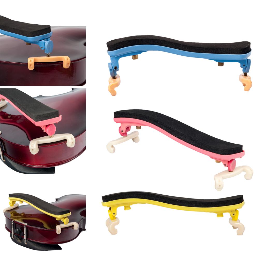 Adjustable Violin Shoulder Rest Musical Support for 4/4 3/4 Size Violins