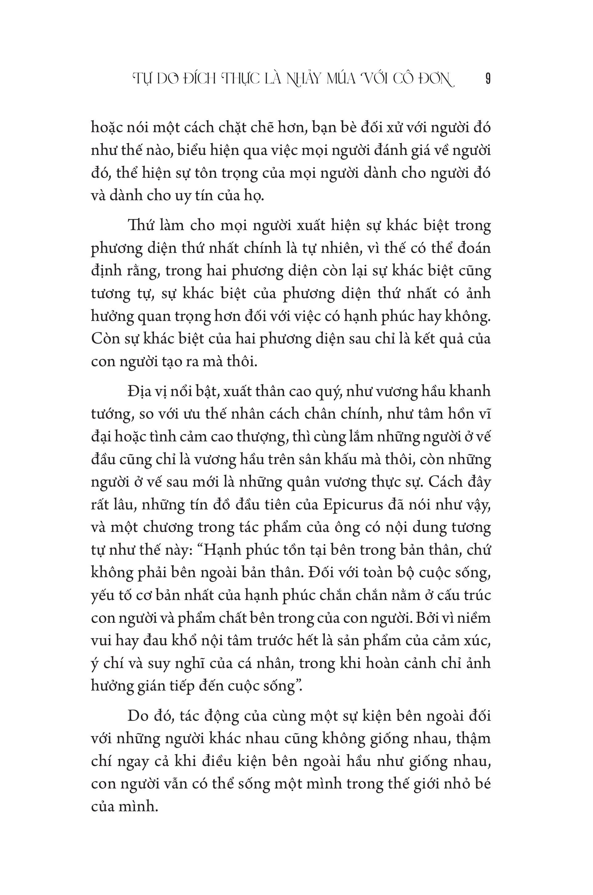 Sách - Tự Do Đích Thực - Là Nhảy Múa Với Cô Đơn - ảnh 8