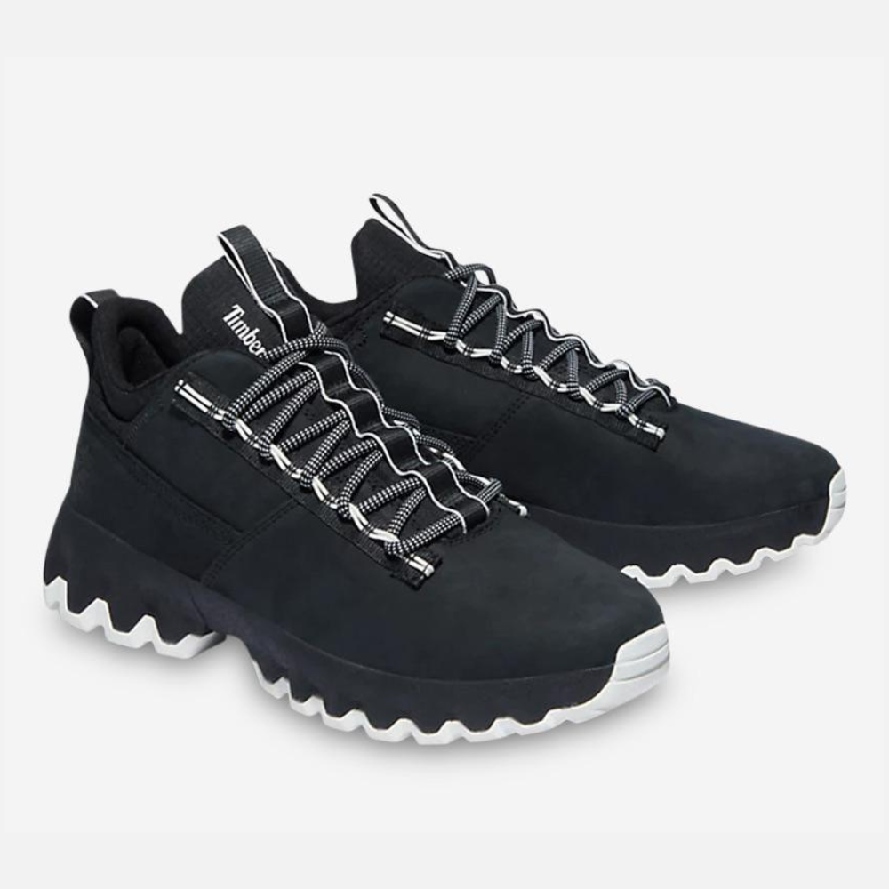 Giày Thể Thao Cổ Cao Nam Timberland GS Edge Low NWP Black Nubuck TB0A2KSF01