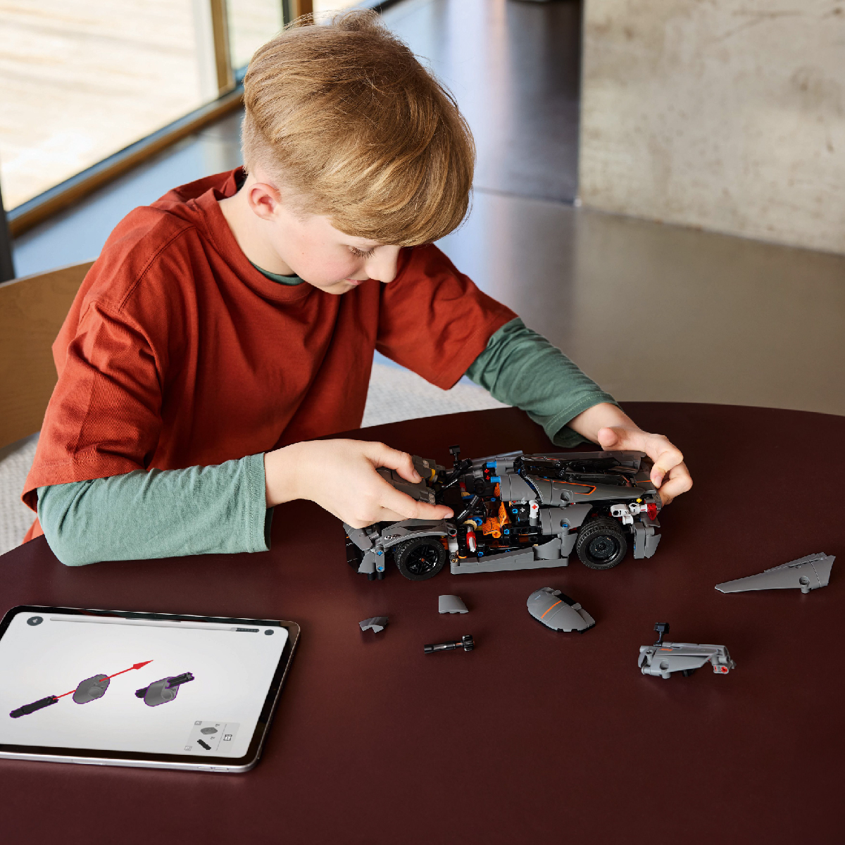 Đồ Chơi Lắp Ráp Xe Thể Thao Koenigsegg Jesko Absolut Màu Xám Lego Technic 42173 (801 Chi Tiết)