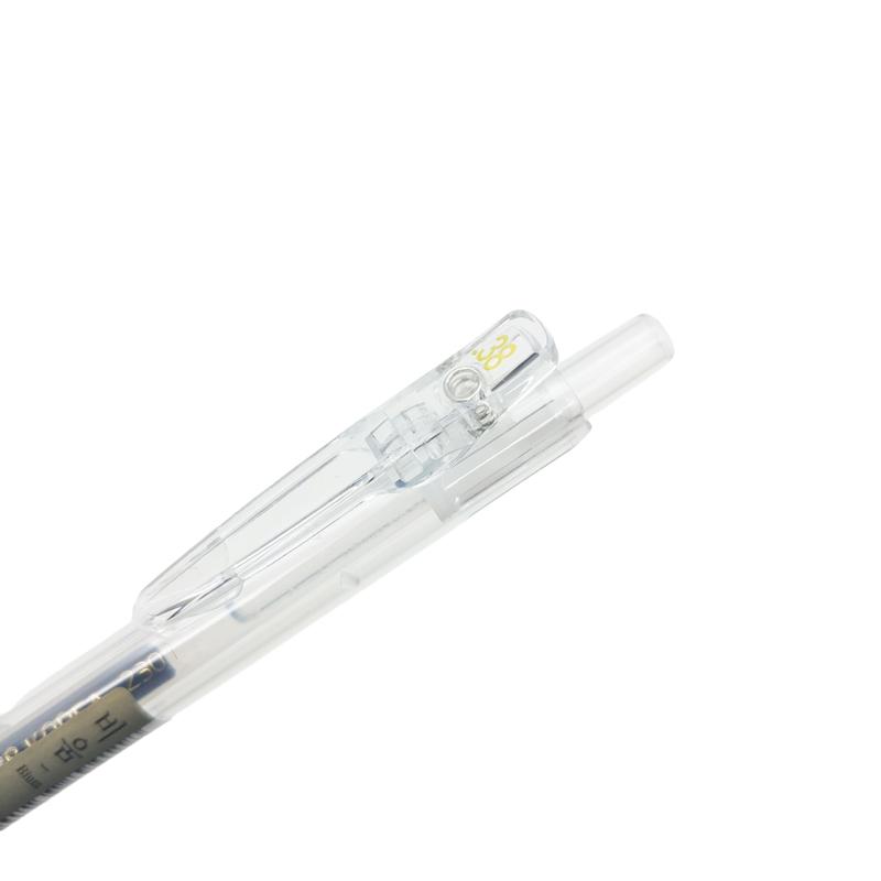 Bút Gel Bium 0.38 mm - Glory Morning 32301-89411 - Mực Đen - Thân Bút Màu Trắng