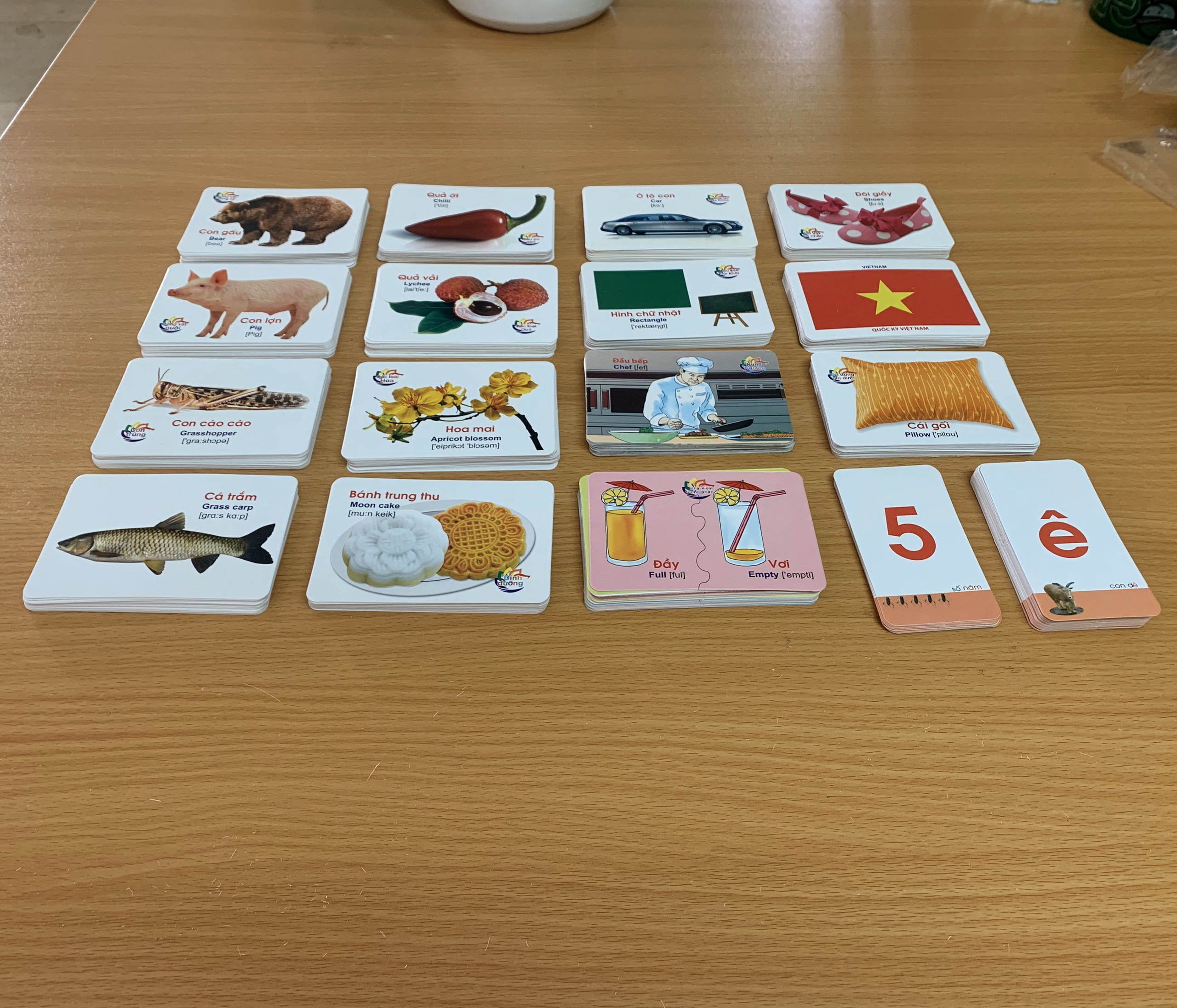 Bộ Thẻ Học Thông Minh thế giới xung quanh Flashcards Cho Bé bộ 416 Thẻ Học với 16 chủ đề