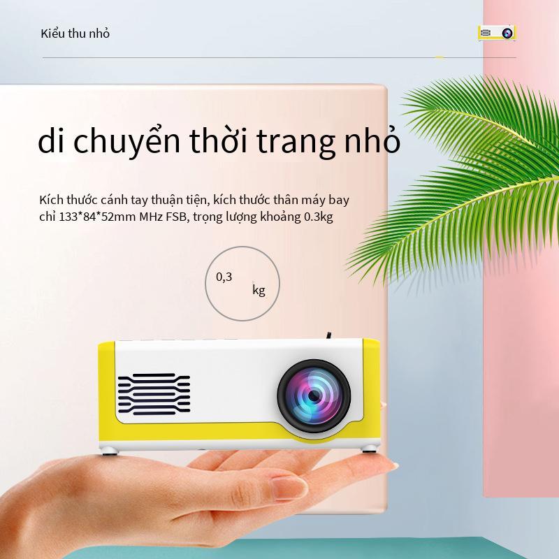 Máy chiếu nổ tốt nhất M1VS YG300 Giải trí không dây Mobile Home Mini Micro Portable Projector