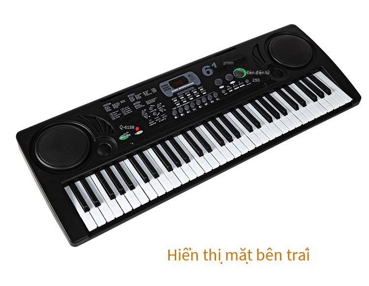 Giao Hàng Nhanh Kỷ Nguyên Vàng Đàn Piano Điện Tử Đa Năng 61 Phím Có Mic Xếp Hình Giáo Dục Sớm Đồ Chơi Âm Nhạc Cho Trẻ Em Đàn Piano Điện Tử