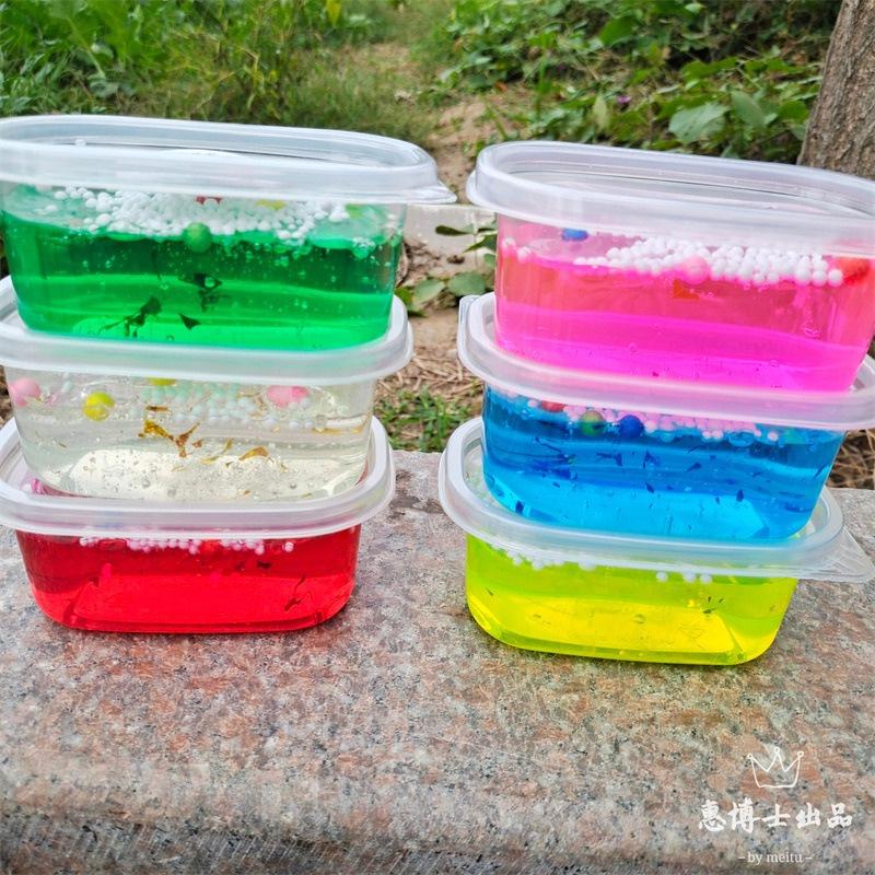 SLIME dạng ÂU BÓNG charm kim tuyến NG0C TRAI CỐM XỐP 6 màu dạng lỏng Slam thiết kế độc đáo ấn tượng squishy