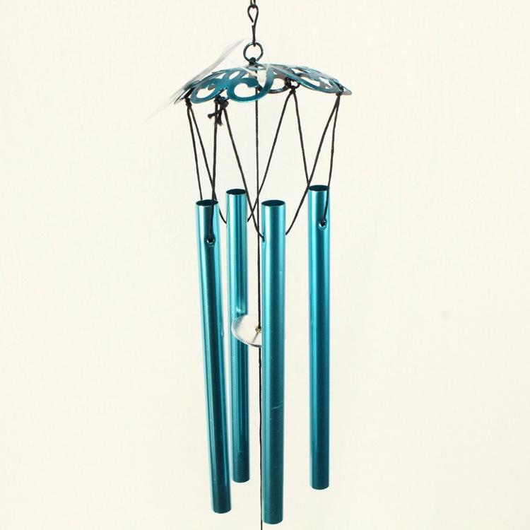 Blue Butterfly Wind Chimes Outdoor Glass Butterfly Metal Wind Chimes Garden Decor Chimes Patio Balcony Room Decoration HBJYT