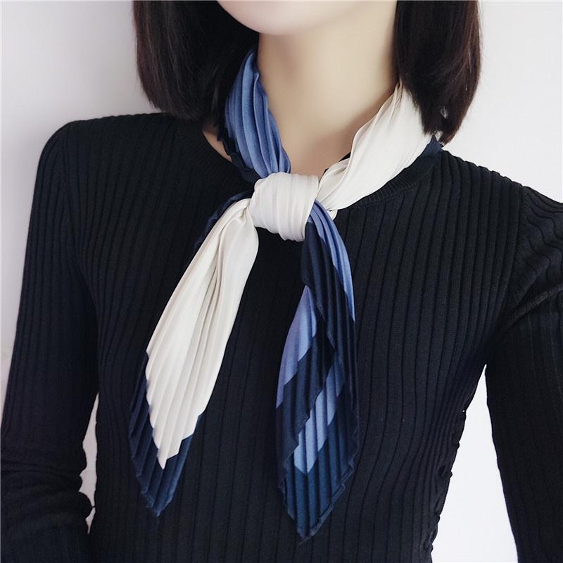 Khăn vuông nhỏ Hàn Quốc trang trí văn học hoang dã thời thượng đẳng cấp IDOLLY K007