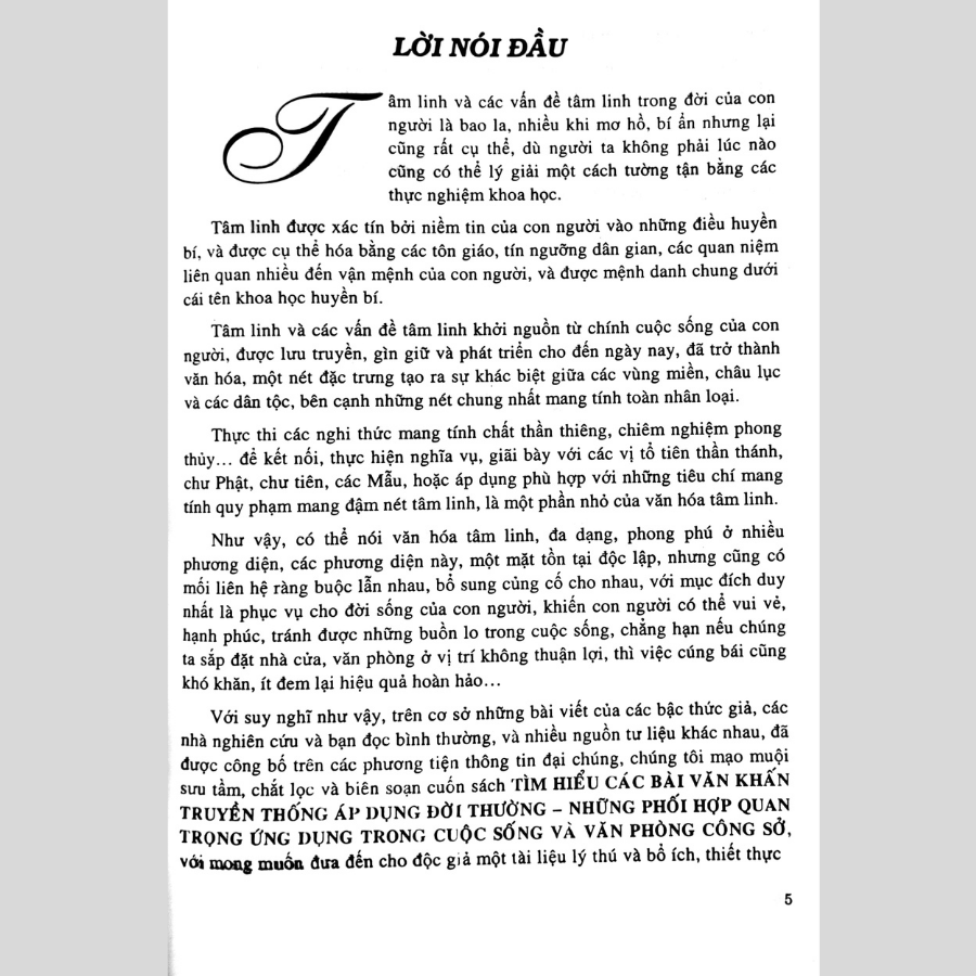 Sách Tìm Hiểu Các Bài Văn Khấn Truyền Thống