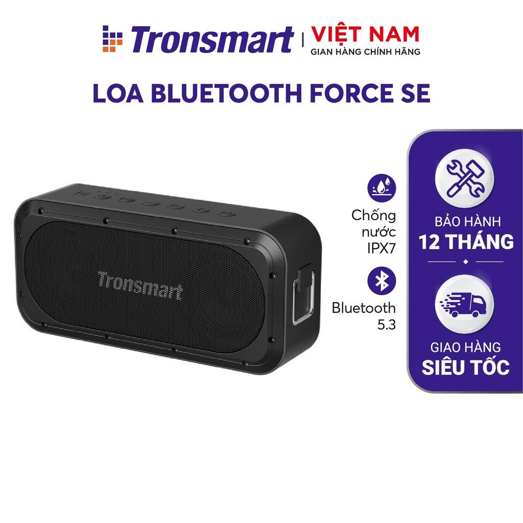 Loa bluetooth 5.3 Tronsmart Force SE Công suất 50W Chống nước IPX7 - Tích hợp làm sạc dự phòng - Hàng chính hãng.