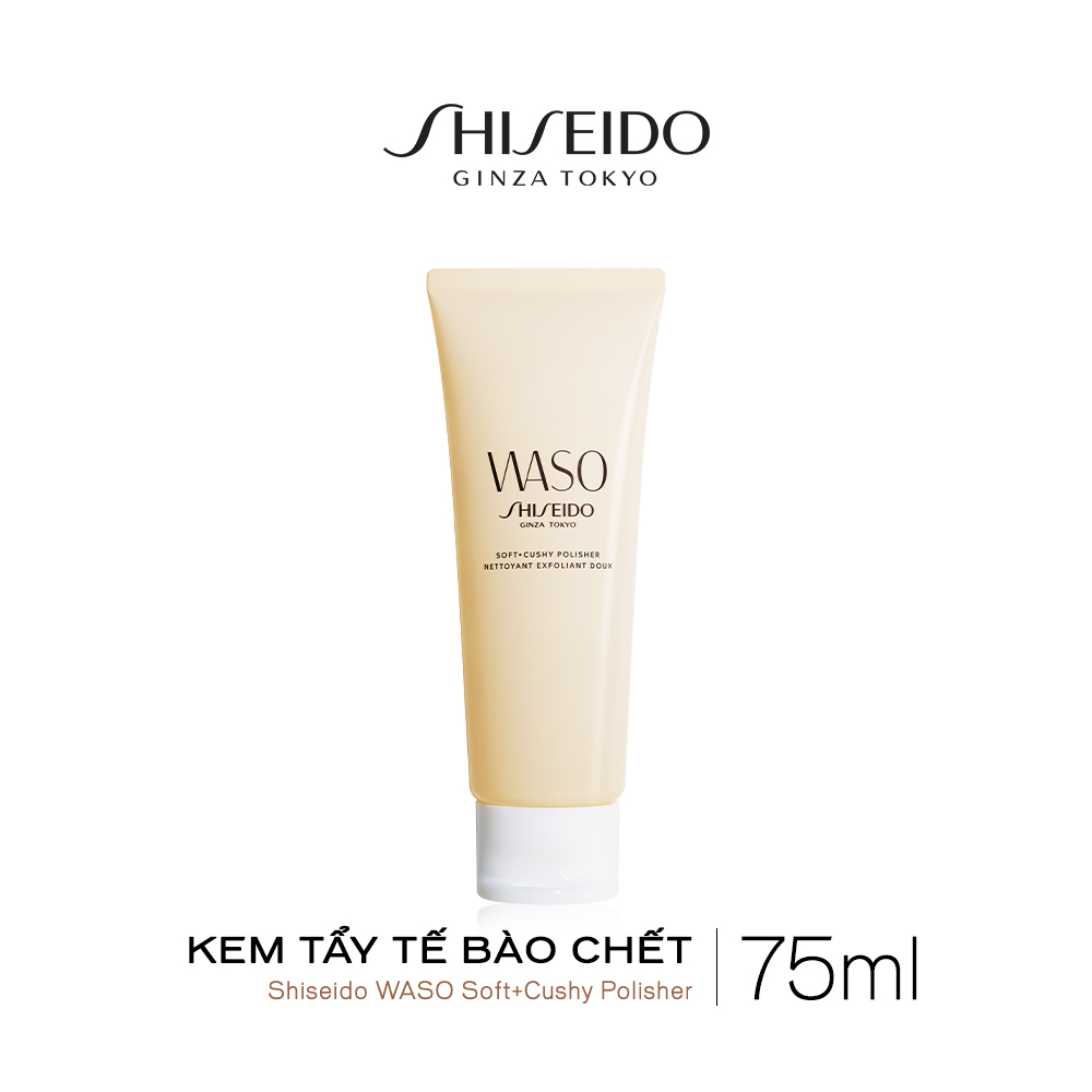 Kem Tẩy Tế Bào Chết Shiseido Waso Soft + Cushy Polisher (75ml) - 13964