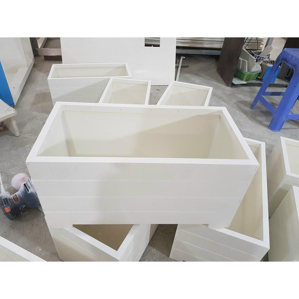 Chậu nhựa composite kích thước 50x20x20cm, 60x20x20 cm và 70x25x25 cm cực bền