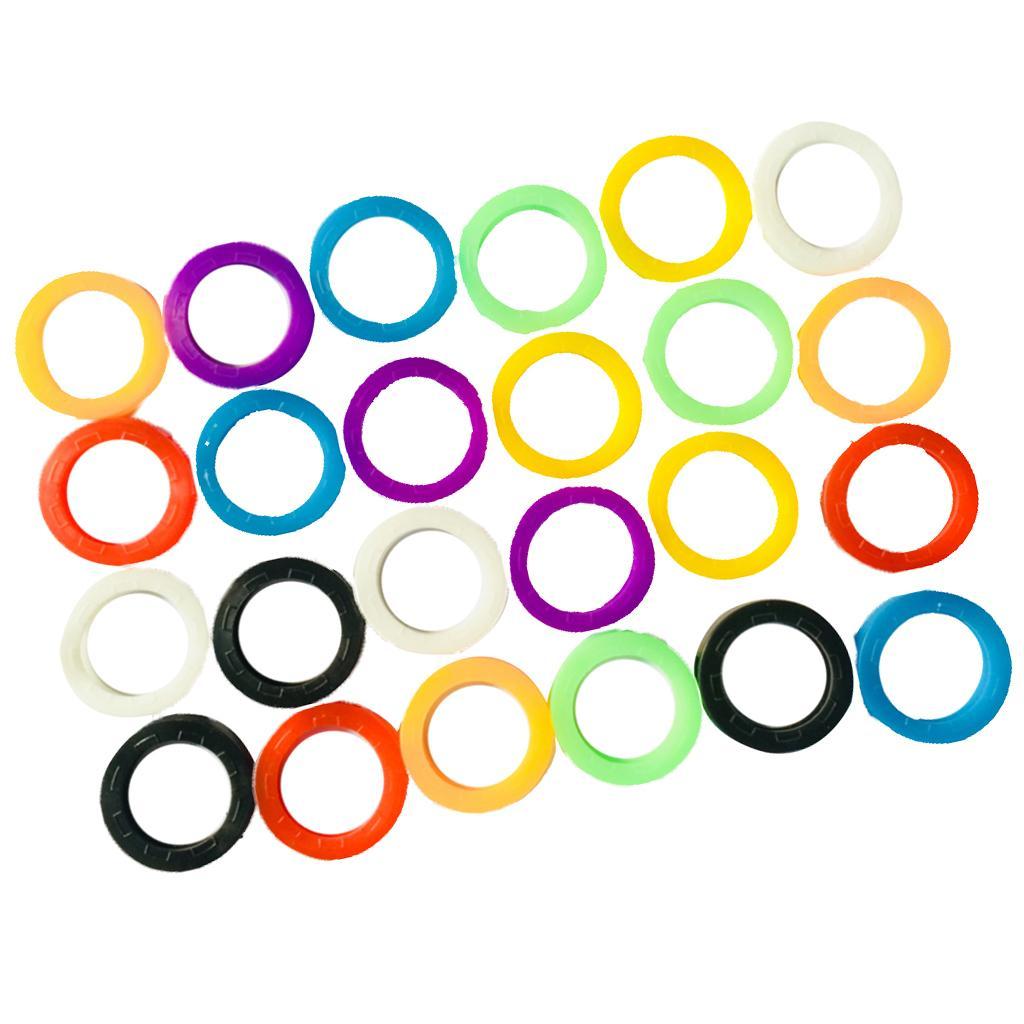 Colorful Plastic Key Cap Covers Pack of 24