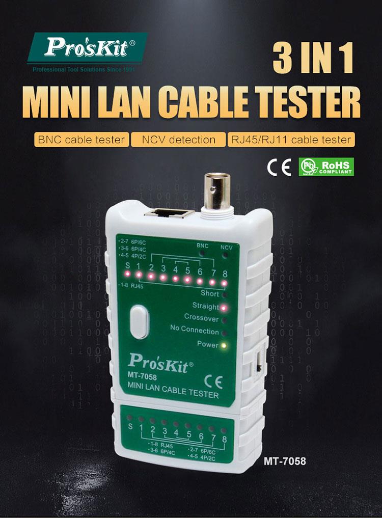 Thiết bị test cáp Pro'skit MT-7058
