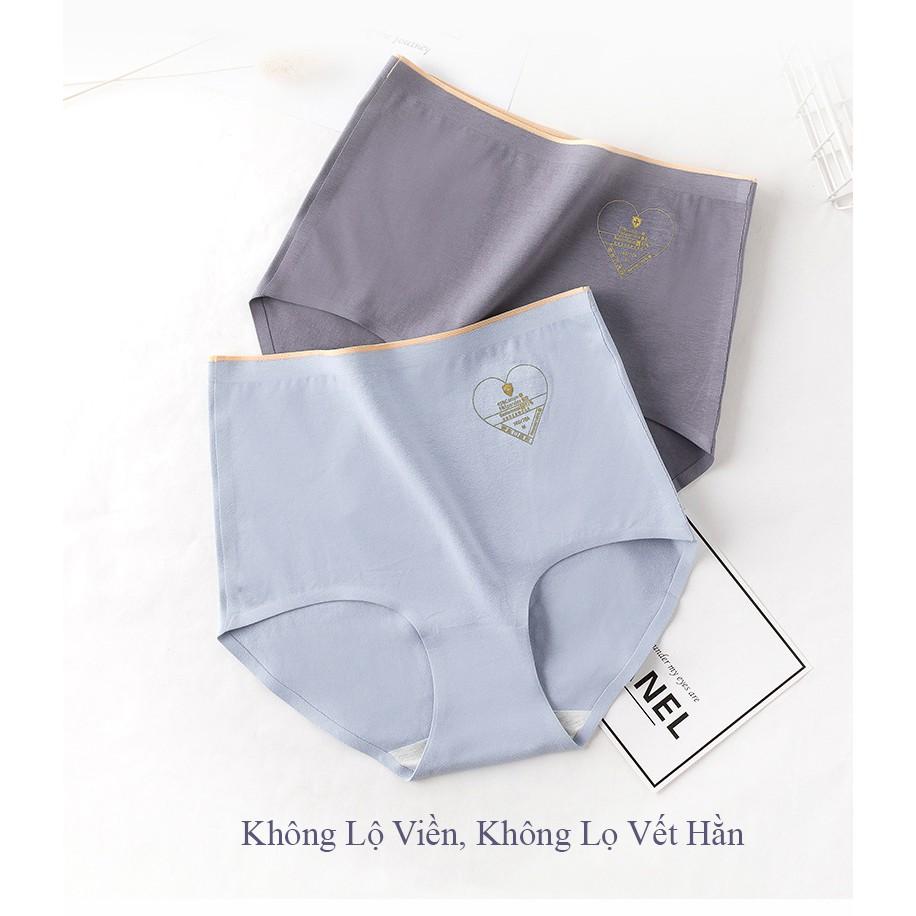 Quần Lót Cotton Cạp Cao Không Đường May Kháng Khuẩn Chống Viêm Nhiễm CT03