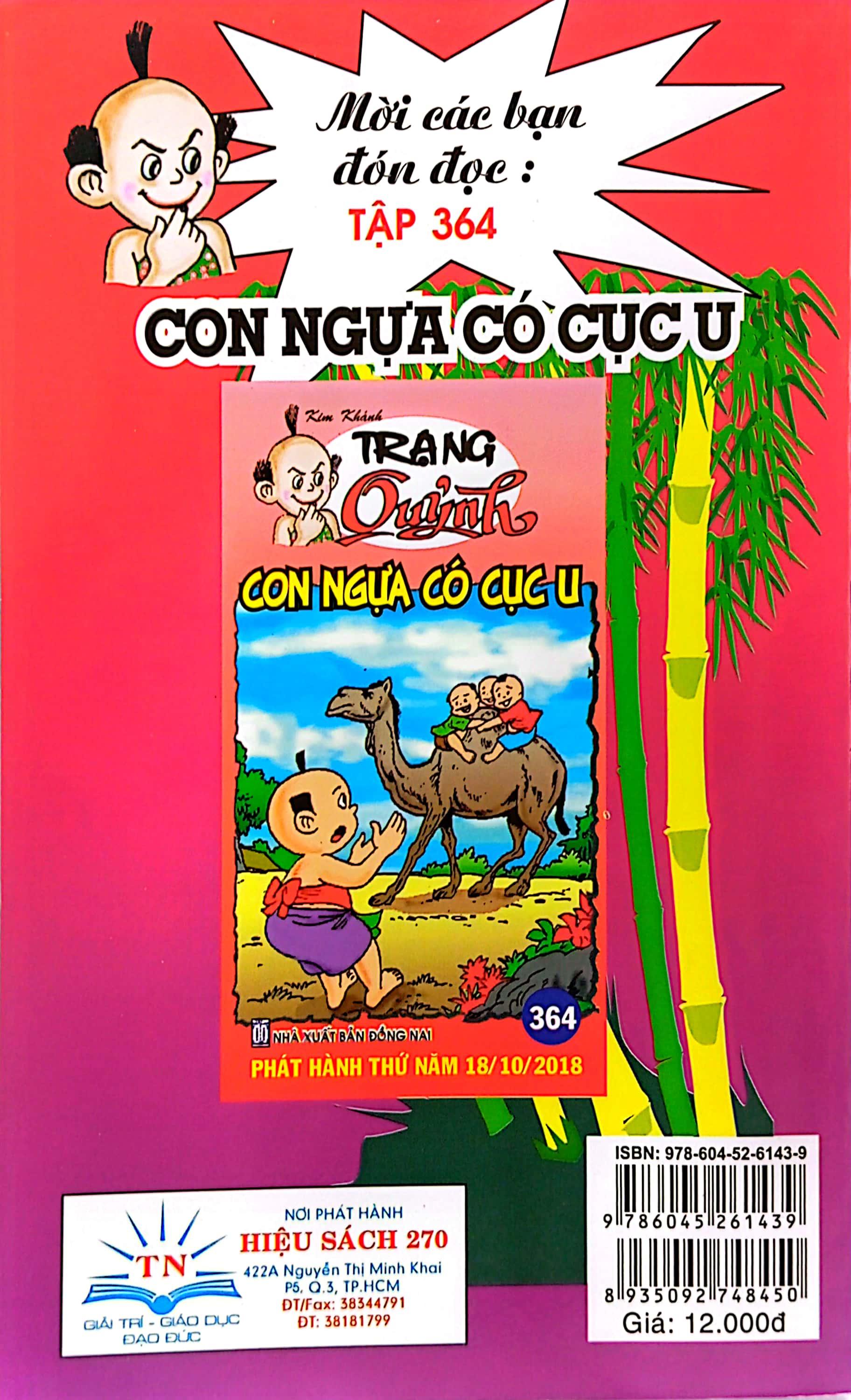 Truyện Tranh Trạng Quỷnh - Tập 363: Một Lô Bí Mật