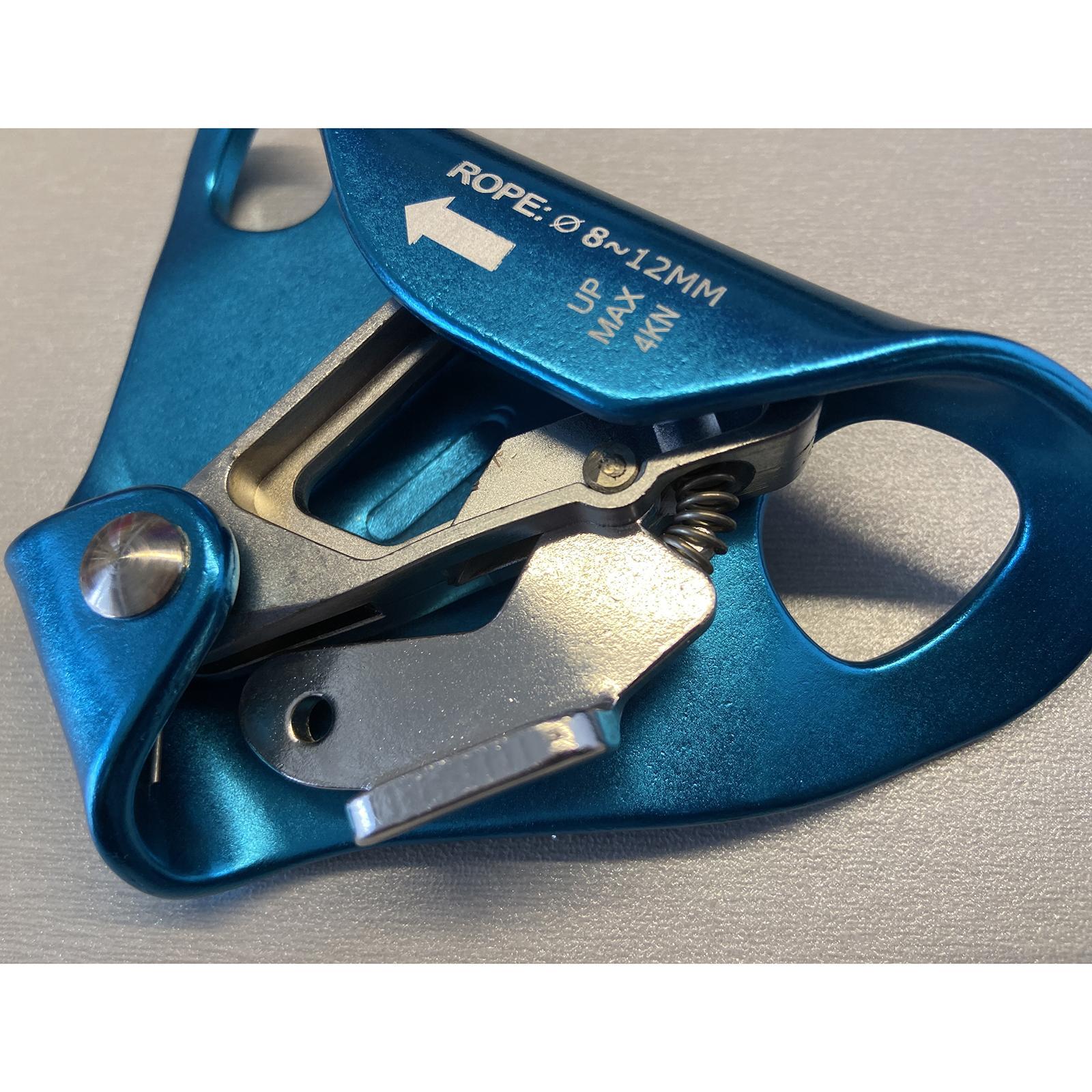 Rock Climbing Chest Ascender Hand Ascender Ascending Rigging Clamp Vertical Climbing Rope Protection for 8-12MM Rope, Outdoor Exploration