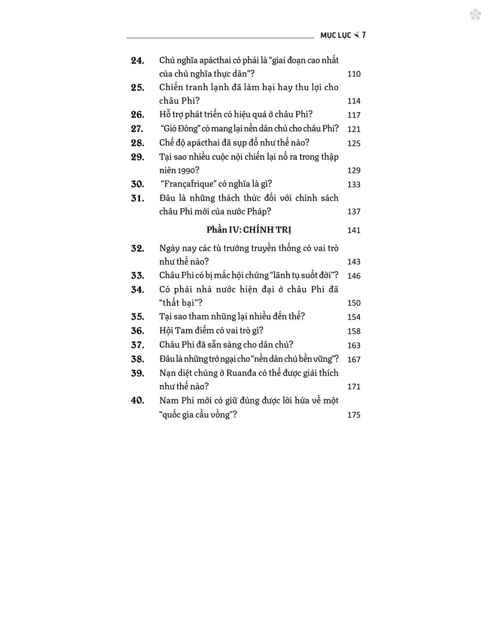 Châu Phi qua 100 câu hỏi - bản in 2024