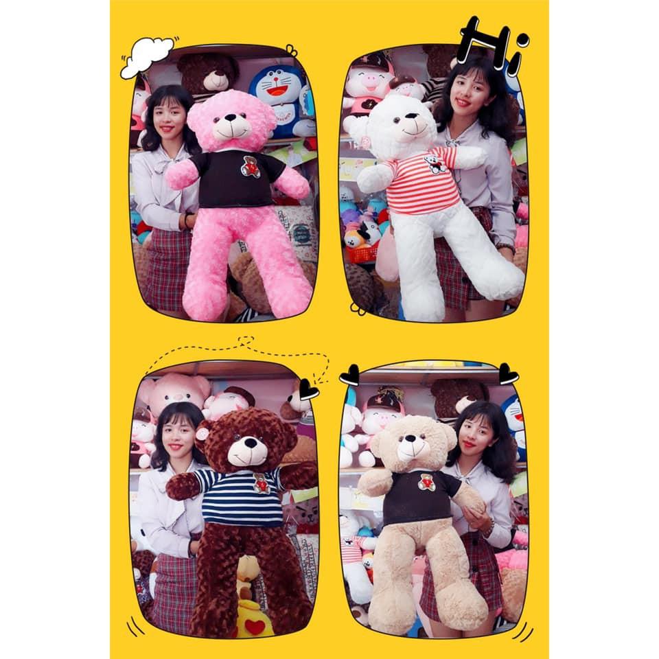 Gấu Bông Teddy Nâu Cao Cấp 90cm Ảnh Shop Chụp