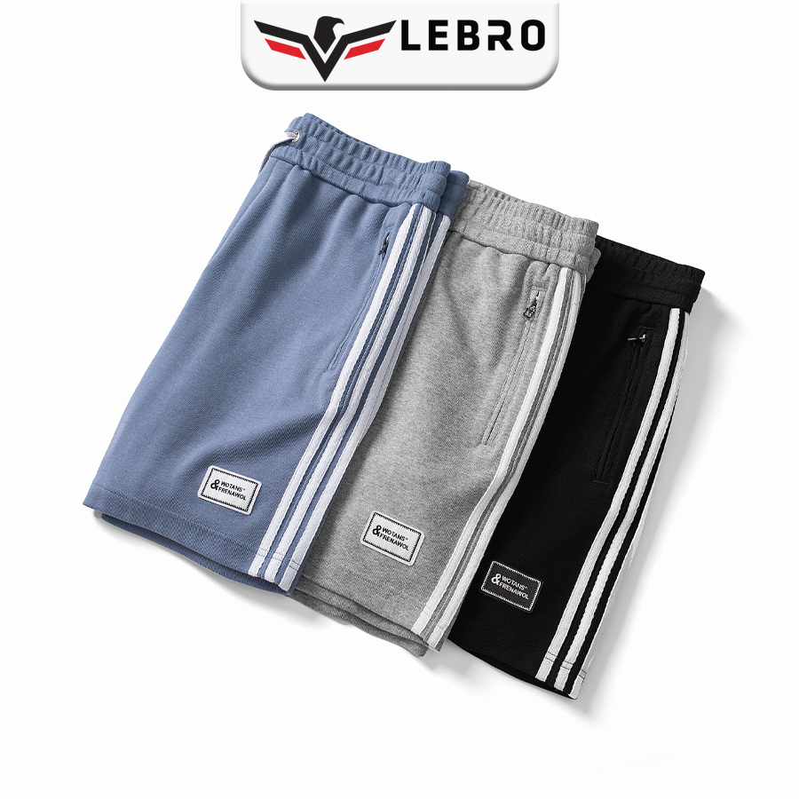 Quần short nam Lebro Freesly , quần đùi nam cao cấp chất liệu thoáng mát , thấm hút tốt , phong cách thể thao trẻ trung
