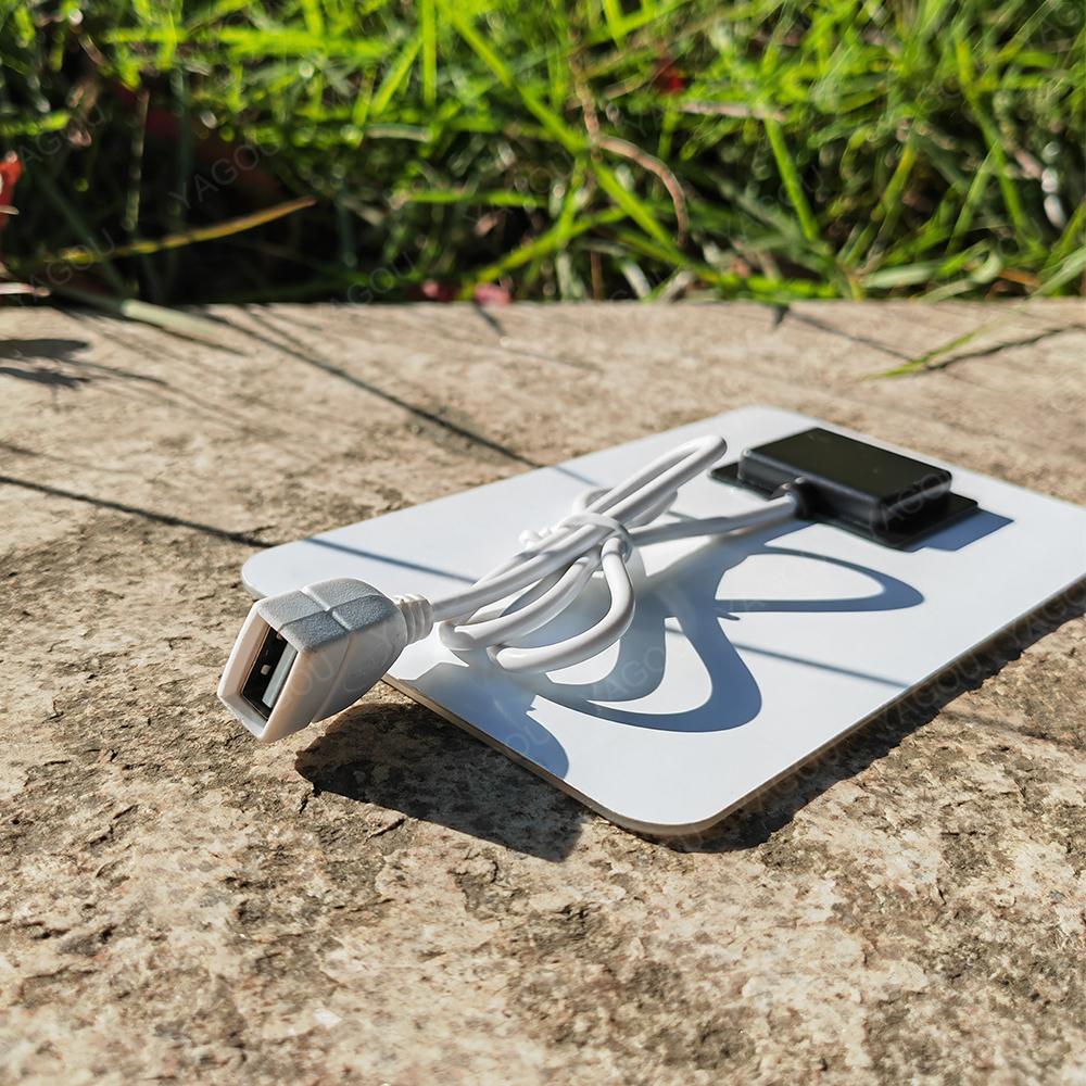 Máy phát điện năng lượng mặt trời di động 20W Bộ sạc pin di động USB 5V DIY cho Power Bank Du lịch ngoài trời Cắm trại Ánh sáng mặt trời 10W 8W 3W 2W Màu sắc: 300x145x3MM 20W