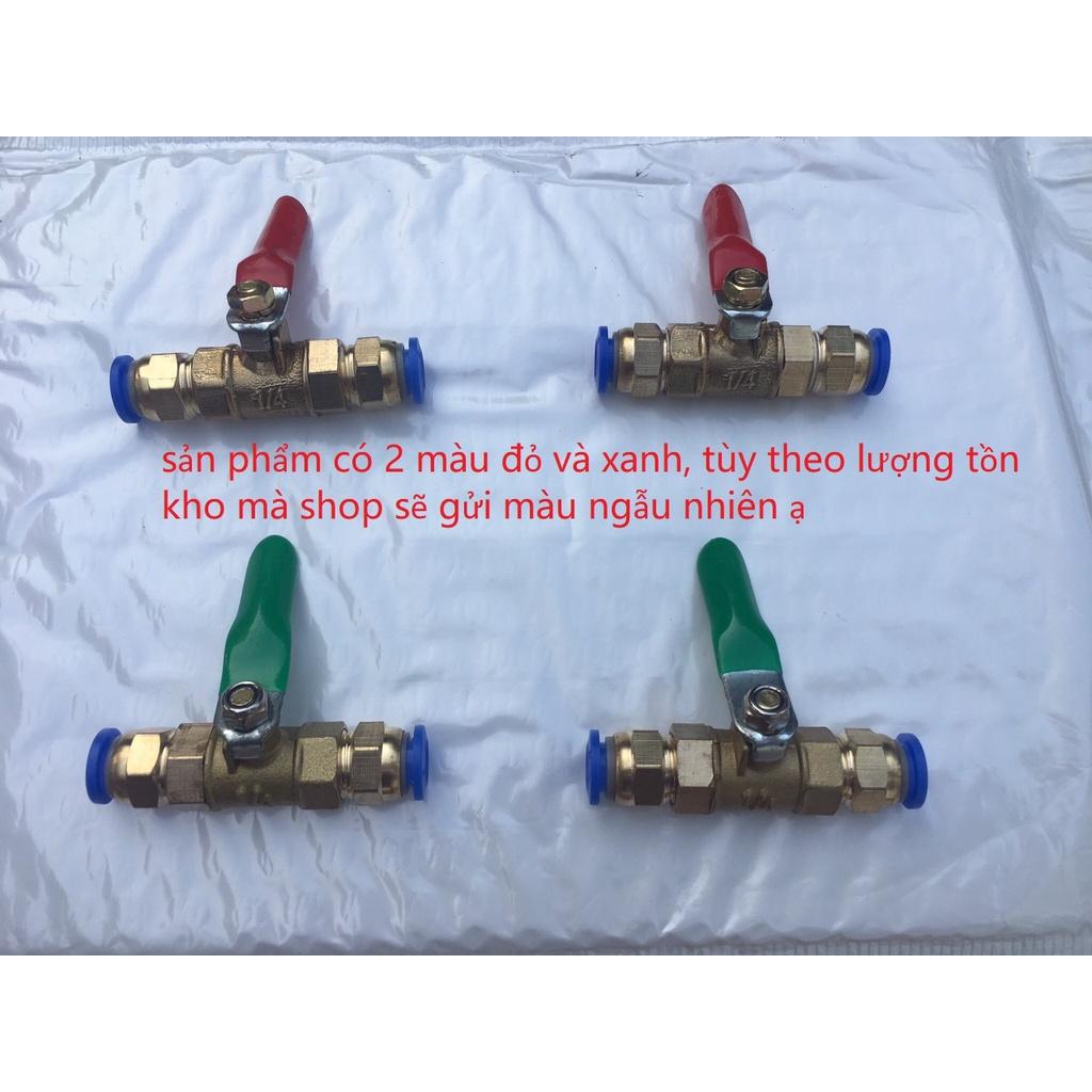 Van khóa phun sương, khí nén phi 8