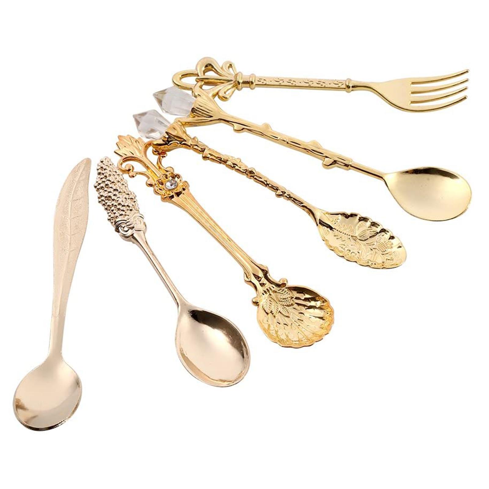 6 cái Bộ Đồ Ăn Gồm Nĩa, Dao Cắt, Muỗng