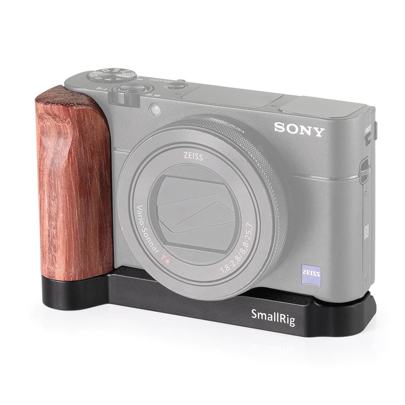 Phụ Kiện Máy Quay Smallrig L-Shape Wooden Grip For Sony RX100 III IV V VA 2248 - Hàng Nhập Khẩu