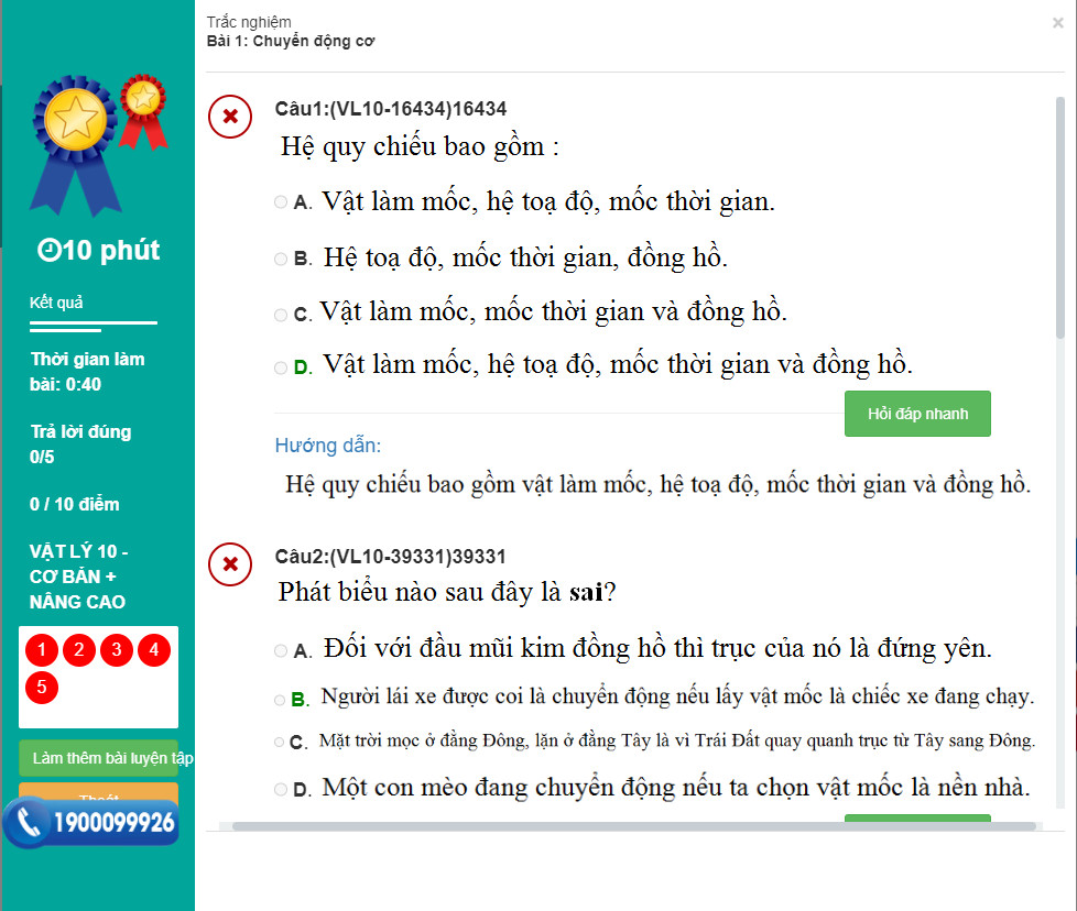 Khóa học VẬT LÝ 10 - CƠ BẢN + NÂNG CAO thầy Phạm Văn Thọ - 09 tháng