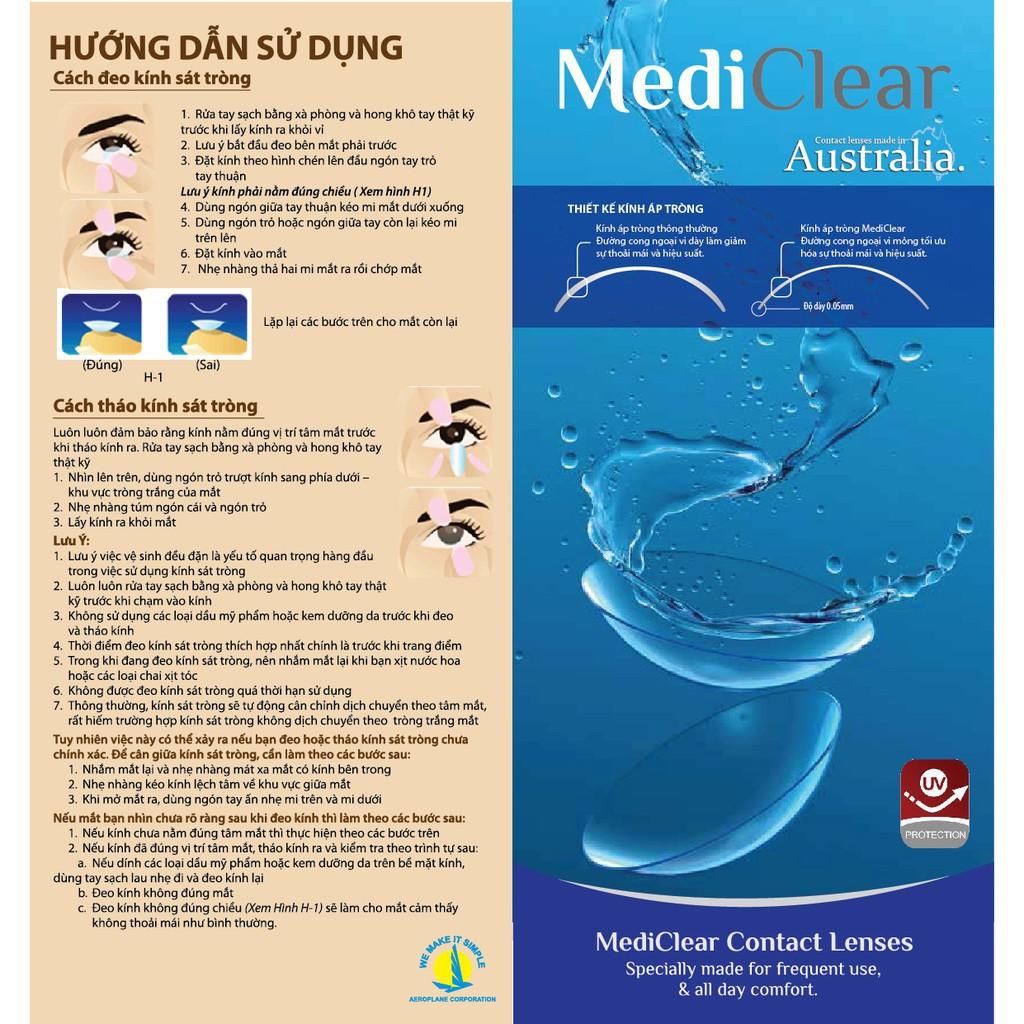 Kính áp tròng MediClear – Trong suốt (1 miếng lẻ)