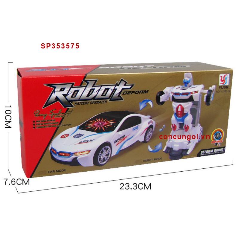 HỘP XE HƠI PIN MUI ĐÈN BIẾN HÌNH ROBO, YJ388-20 - SP353575