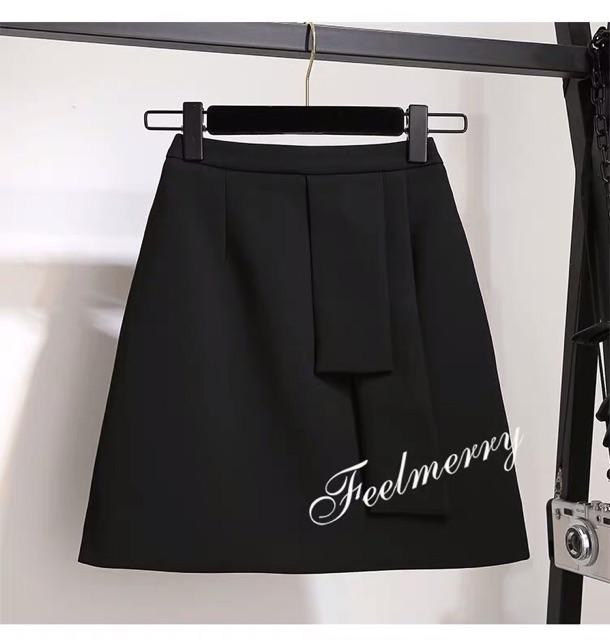 Chân váy chữ A có vạt thời trang